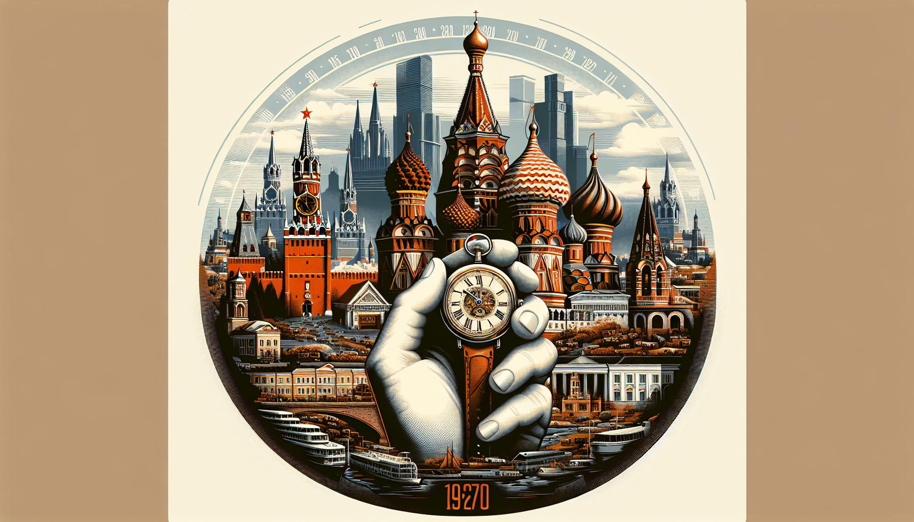 Secrets of Time in Winter Moscow