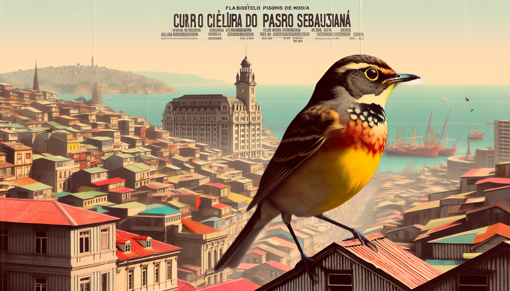 The Vigilant Chilean Blackbird